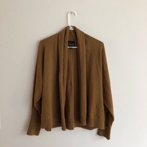 Cynthia Rowley merino wool open cardigan size m